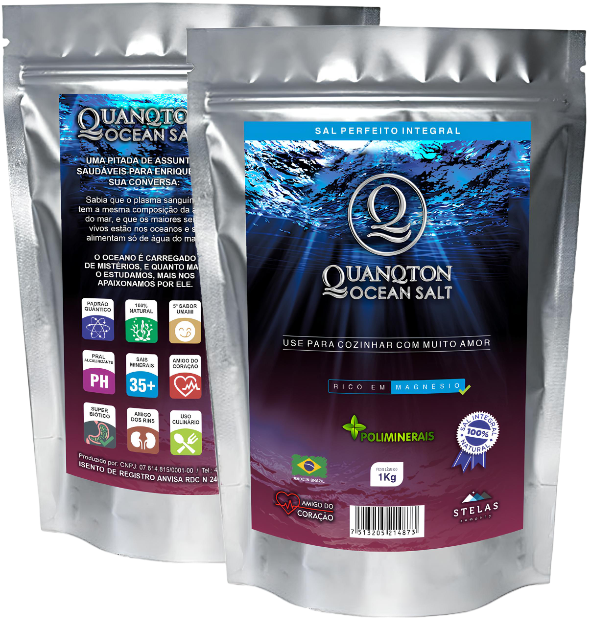 QuanQton Ocean Salt – Culinário 1kg