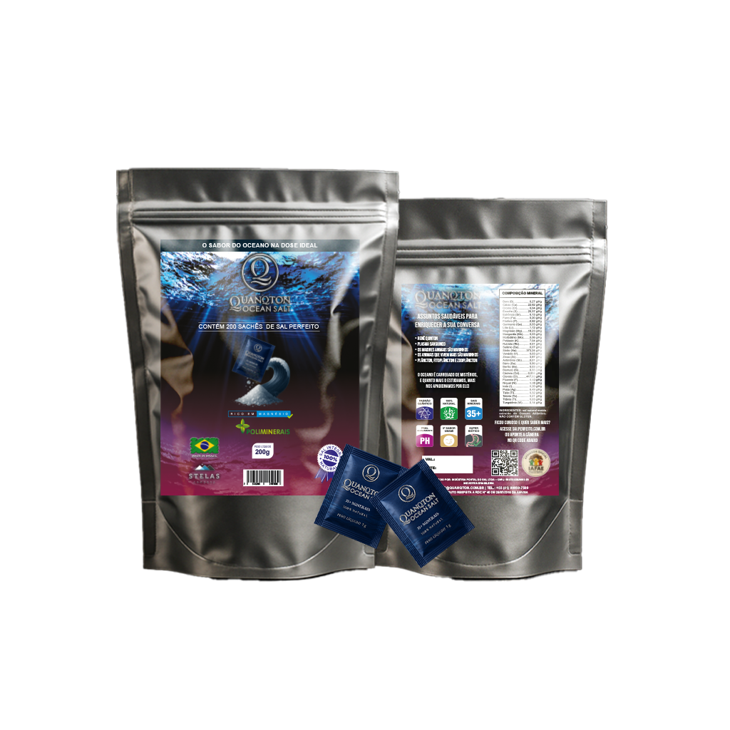 QuanQton Ocean Salt – Sachê 200 gramas