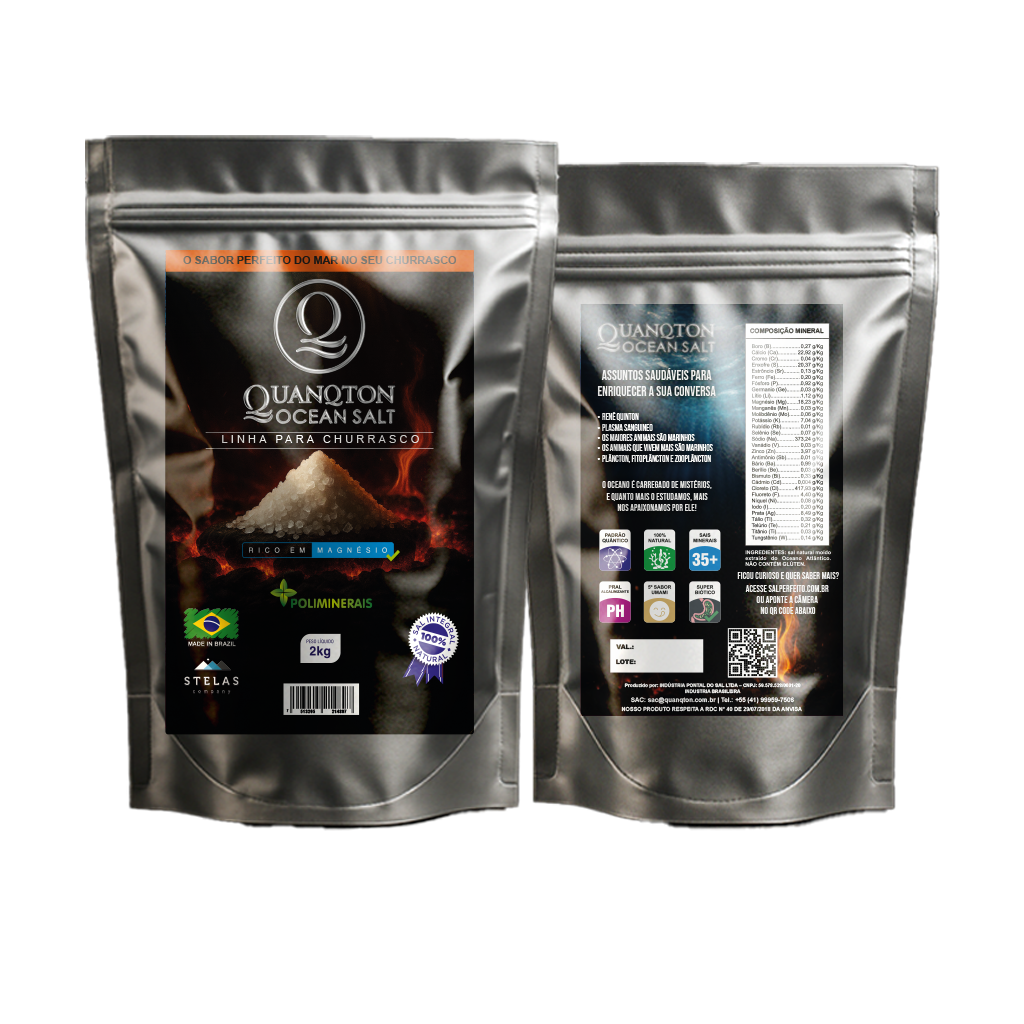 QuanQton Ocean Salt integral Churrasco 2Kg