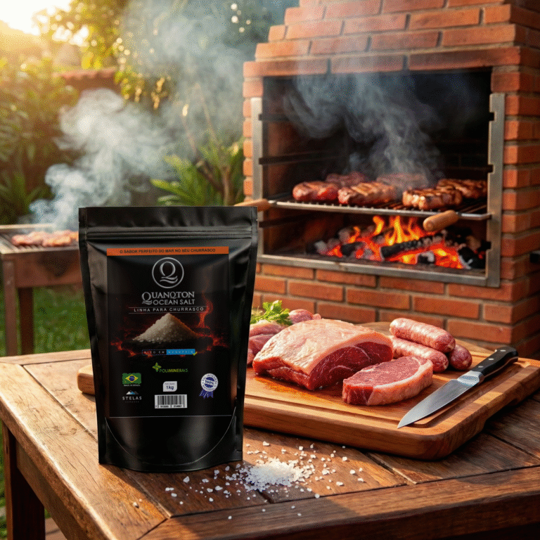QuanQton Ocean Salt integral – Churrasco 1Kg