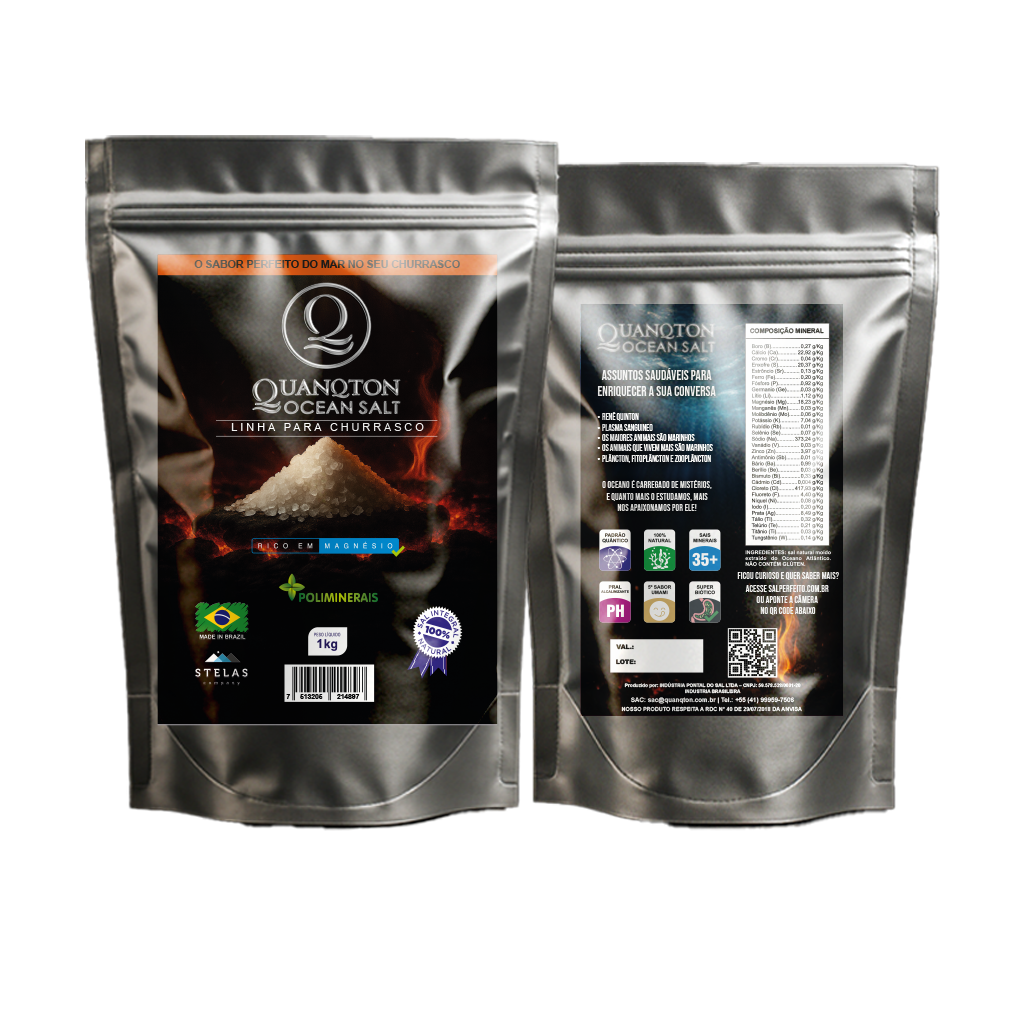 QuanQton Ocean Salt integral Churrasco 1Kg