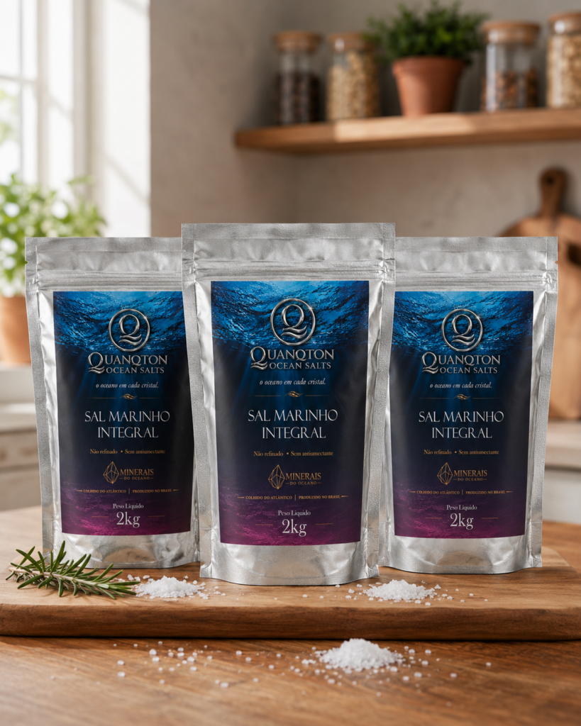 Combo Culinário 6kg (3x Sal Marinho Integral 2kg)